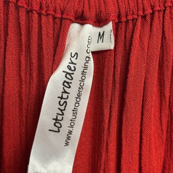 Lotus traders Maxi Dress M scoop neck Peasant Midevil cosplay babydoll witchy - Picture 3 of 6